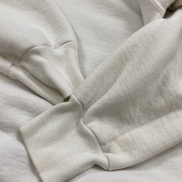 VINTAGE 80s KEDS SPORT White Crewneck Pullover Sweatshirt S/M Retro Athleisure - Picture 9 of 9